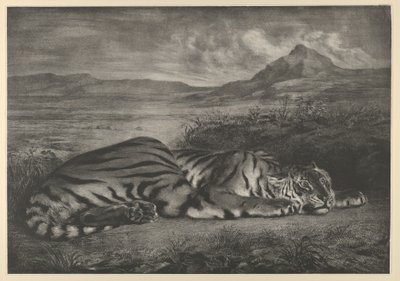 Koninklijke tijger, 1829 door Eugène Delacroix