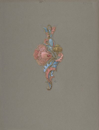 Ontwerp voor een Hanger door Eugene Grasset