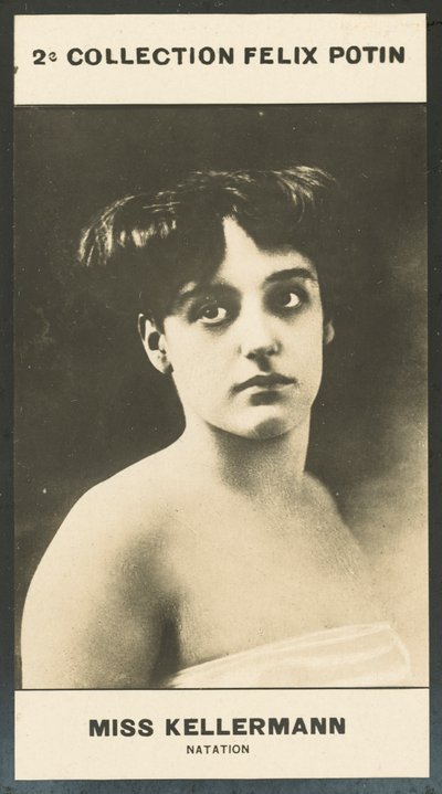 Miss Maud Kellermann, zwemmen door European Photographer
