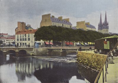Quimper, samenvloeiing van de Steyr en de Odet door European Photographer