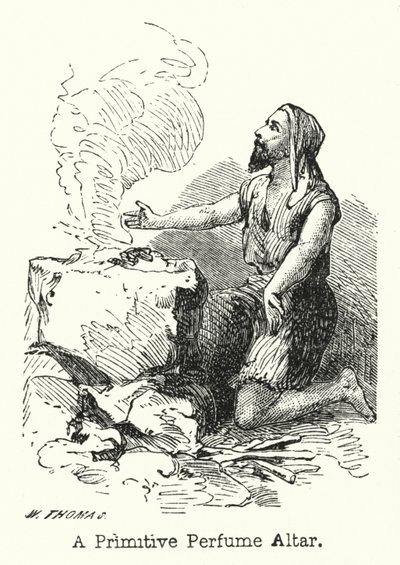 Een primitief parfumaltaar door European School