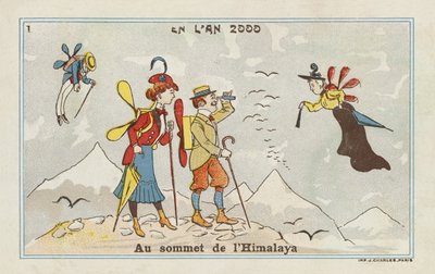 Op de top van de Himalaya in het jaar 2000 door European School