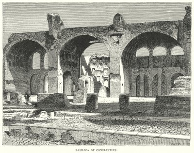 Basiliek van Constantijn (gravure) door European School