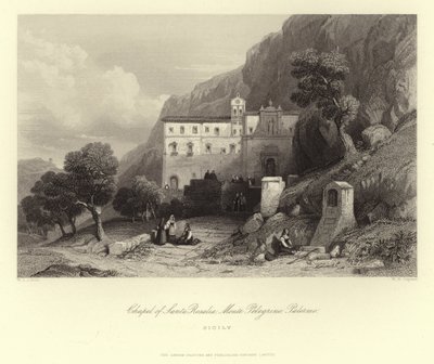 Kapel van Santa Rosalia, Monte Pelegrino, Palermo, Sicilië, Italië door European School