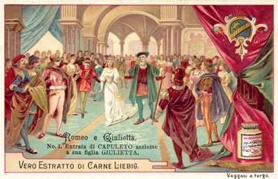 De entree van Heer Capulet en zijn dochter Julia op het bal door European School