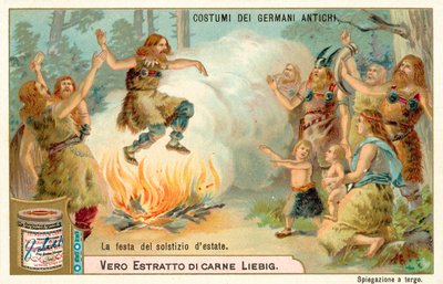 Festival van de zomerzonnewende, oud Duitsland door European School