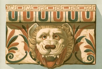Fragmenten van terracotta gevonden in Metapontim in 1828 door European School