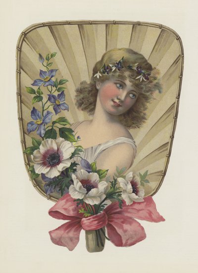 Meisje met bloemen door European School
