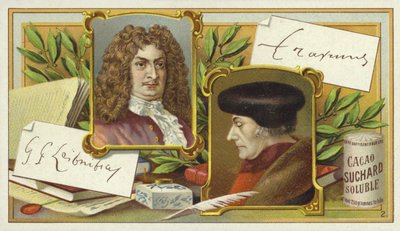 Gottfried Wilhelm Leibniz en Desiderius Erasmus door European School