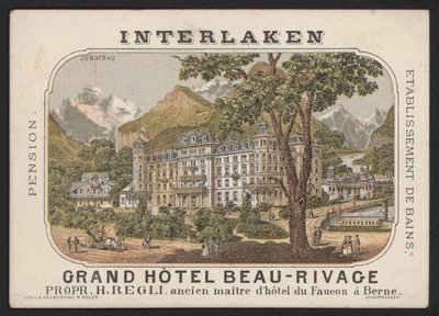 Grand Hotel Beau-Rivage, Interlaken door European School