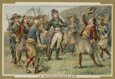 Henri de la Rochejacquelein spreekt zijn soldaten toe, Vendee-opstand, Franse Revolutie door European School