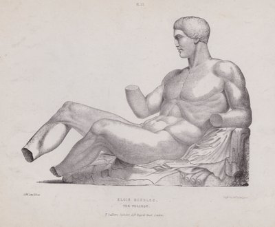 Illustratie voor De Anatomie van de Externe Vormen van de Mens: Elgin Marbles, De Theseus door European School