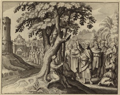 Jezus Christus en Zacheüs de tollenaar door European School