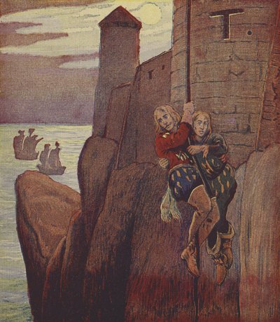 Klaus Störtebeker (kleurenlitho) door European School