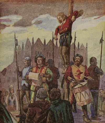 Klaus Störtebeker (kleurenlitho) door European School