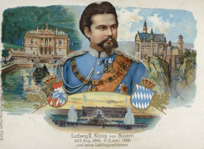 Ludwig II, Koning van Beieren, en zijn favoriete kastelen door European School