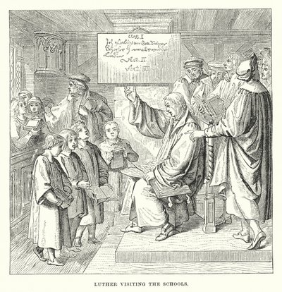Luther bezoekt de scholen door European School