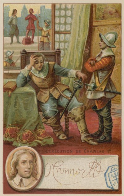 Oliver Cromwell en de executie van Karel I, 1649 door European School