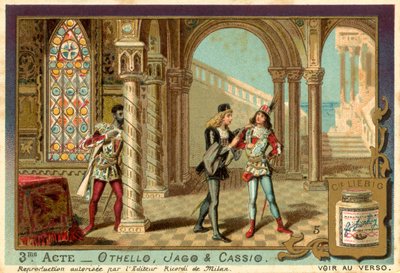 Othello hoort Iago en Cassio af door European School