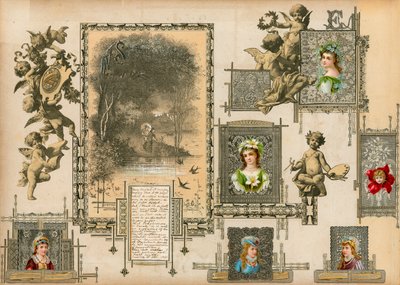 Pagina uit Sammelsurium Deel IV (gedrukt materiaal) door European School