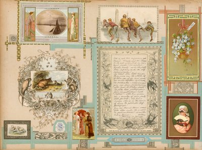 Pagina uit Sammelsurium Deel XI (gedrukt materiaal) door European School