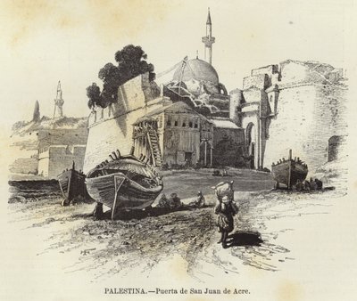 Palestina, Poort van Sint-Jan van Akko door European School