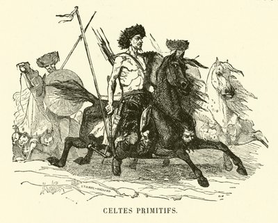 Primitieve Keltische krijgers door European School