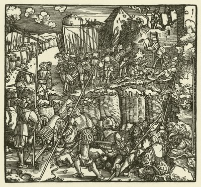 De bestorming van een kasteel, 1532 door European School