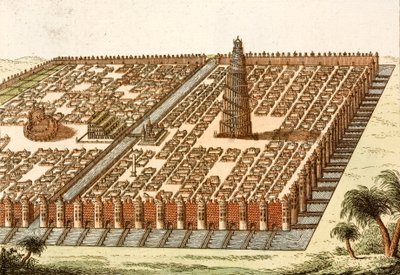 Toren van Babel, Koninklijk Paleis en Hangende Tuinen van Babylon door European School