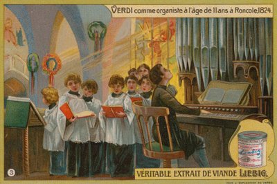 Verdi Speelt het Orgel in Roncole door European School