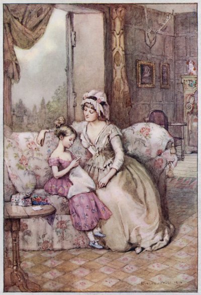 Illustratie voor Cranford door Mrs Gaskell door Evelyn Paul