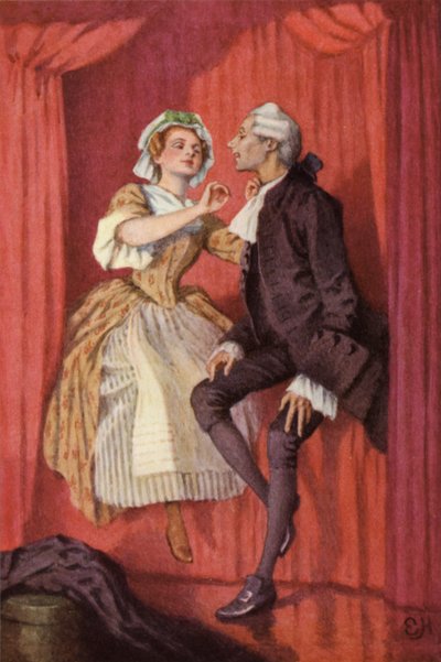 Illustratie voor A Sentimental Journey door Laurence Sterne door Everard Hopkins