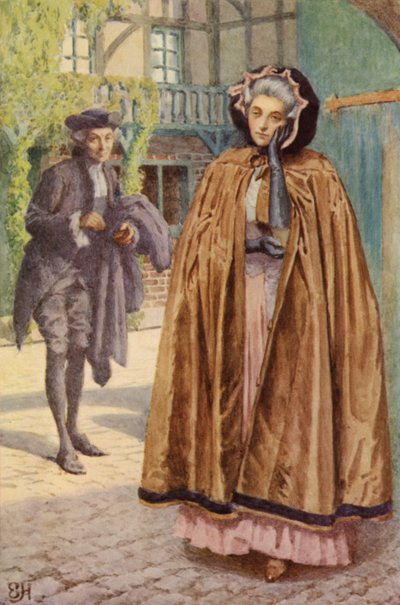 Illustratie voor A Sentimental Journey door Laurence Sterne door Everard Hopkins