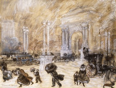 De Dewey Boog, Madison Square door Everett Shinn