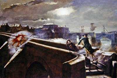 De Bruggen van Ayr door Eyre Crowe