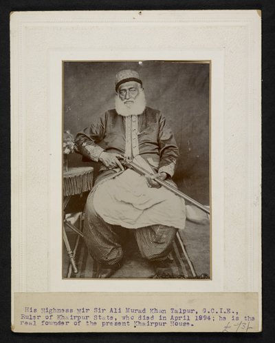 Sir Mir Ali Murad Khan Taipur III, Heerser van Khaipur Staat door F.L. Wadhumal