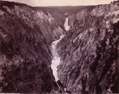Grand Canyon van de Yellowstone en watervallen door F. Jay Haynes