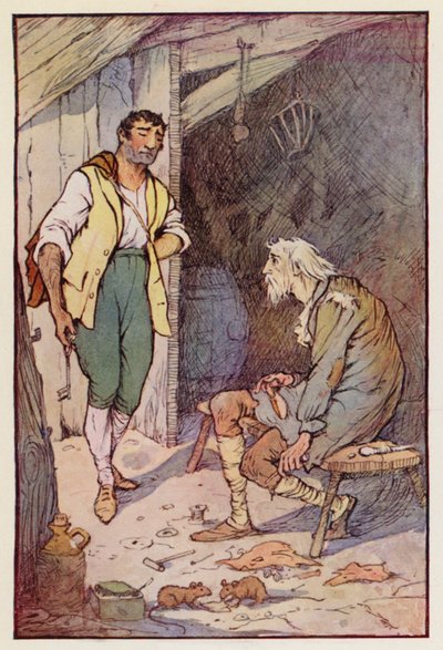 Illustratie voor Een Tale of Two Cities door Charles Dickens door F. M. B. Blaikie