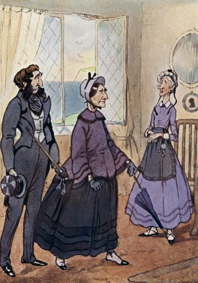 Illustratie voor David Copperfield door F. M. B. Blaikie
