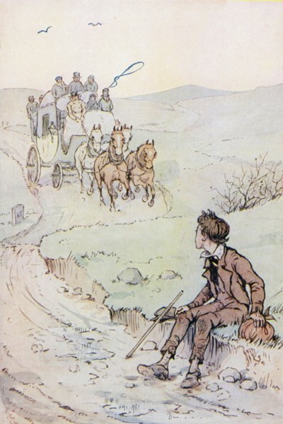 Illustratie voor Oliver Twist door F. M. B. Blaikie