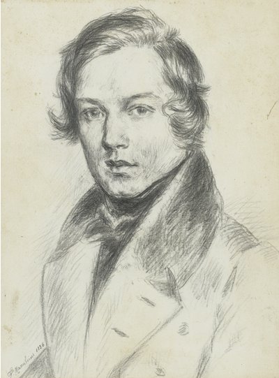 Robert Schumann 1810-1856, 1836 door F. Mannheim