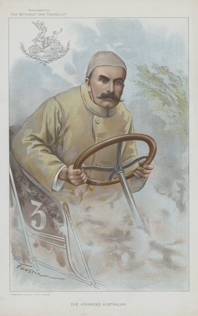 Selwyn Edge, in Australië geboren Britse coureur door Faustin