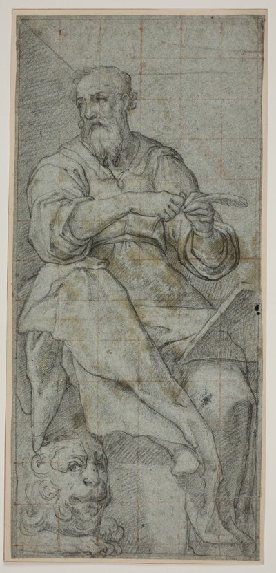 Sint Marcus de evangelist door Federico Zuccaro