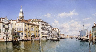 Het Grote Kanaal, Venetië, 1883 door Federico del Campo