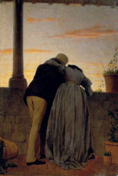 De geliefden door Federigo Zandomeneghi