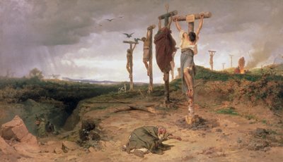 Het Vervloekte Veld, Executieplaats in het Romeinse Rijk door Fedor Andreevich Bronnikov