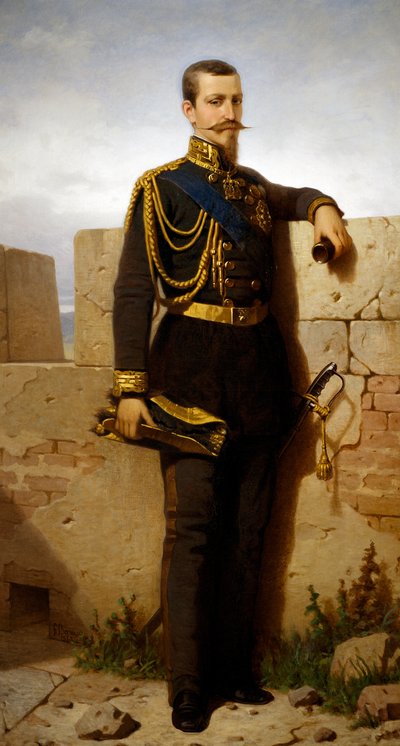 Portret van Prins Ferdinand van Savoye door Felice Barucco