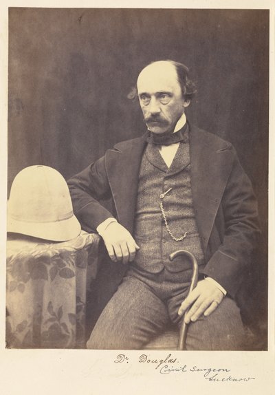 [Dr. Douglas, civiel chirurg, Lucknow]. door Felice Beato