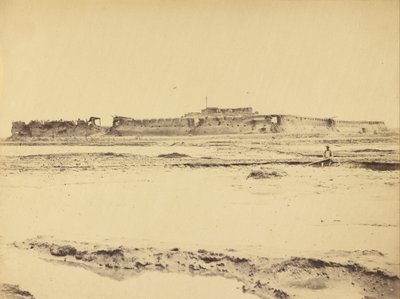 Exterieur van het Noordfort Peiko-rivier, Engelse en Franse ingang, 21 augustus 1860 door Felice Beato