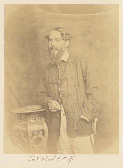 Luitenant-kolonel Metcalfe door Felice Beato